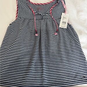 NWT Girls Vineyard Vines Navy and White Striped Tank Top